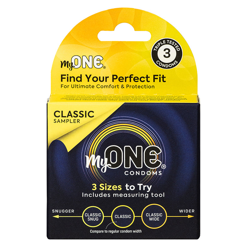 My One Classic Sampler 3pk Default Title Paradise Marketing Sexual Wellness - Condoms