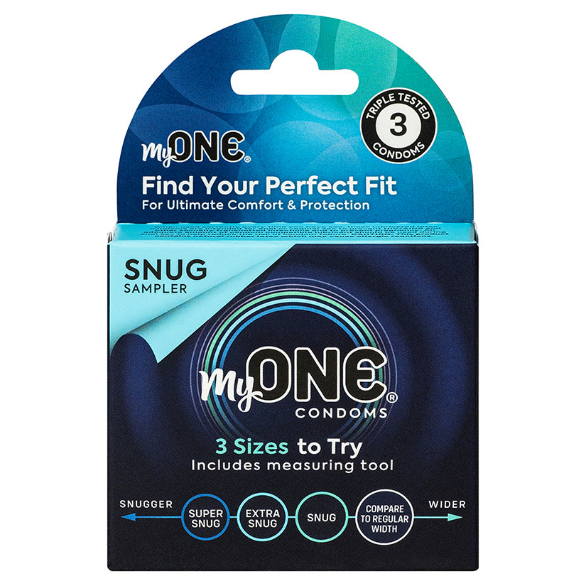 My One Snug Sampler 3pk Default Title Paradise Marketing Sexual Wellness - Condoms