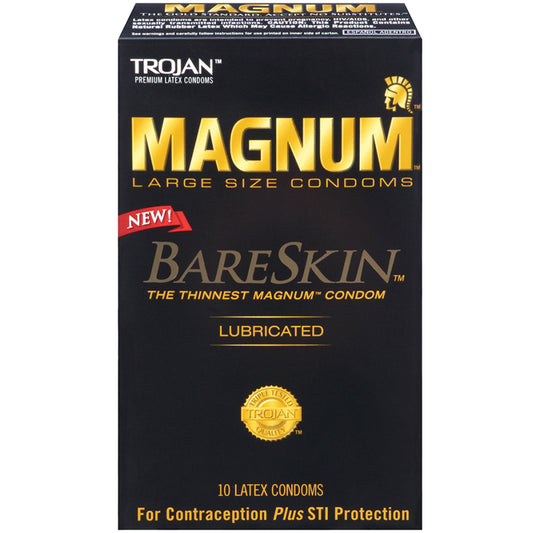 Trojan Magnum Bareskin (10 Pack) Default Title Paradise Marketing Health - Condoms