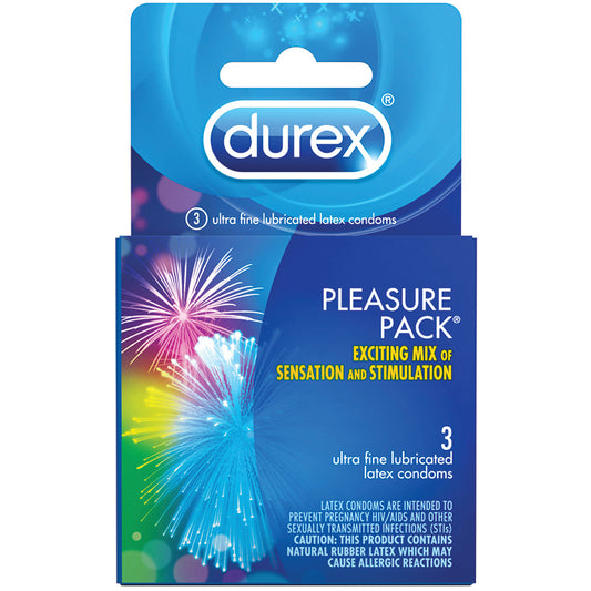 Durex Pleasure Pack (3 Pack) Default Title Paradise Marketing Health - Condoms