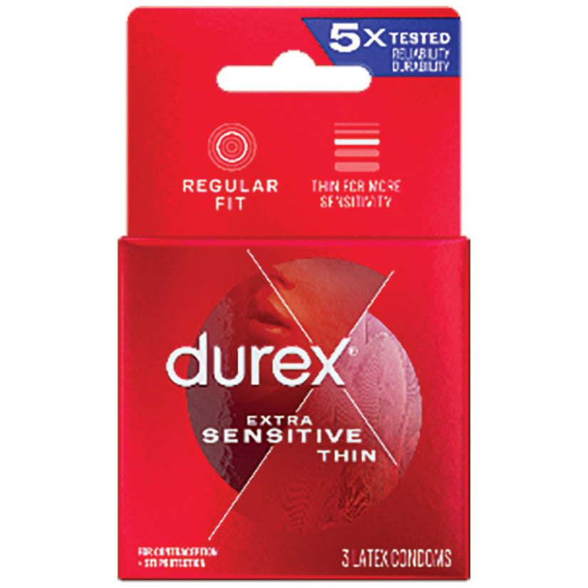 Durex Extra Sensitive Condoms (3 Pack) Default Title Paradise Marketing Health - Condoms