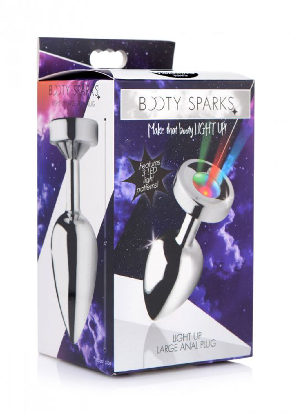 Light Up Large Anal Plug Default Title XR Brands Toys - Anal Toys