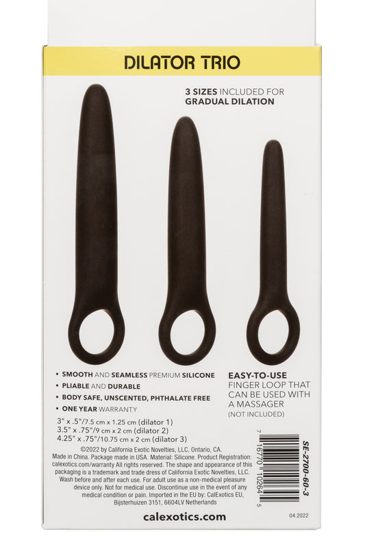 Boundless Dilator Trio - Black Default Title CalExotics - California Exotic Novelties Toys - Anal Toys