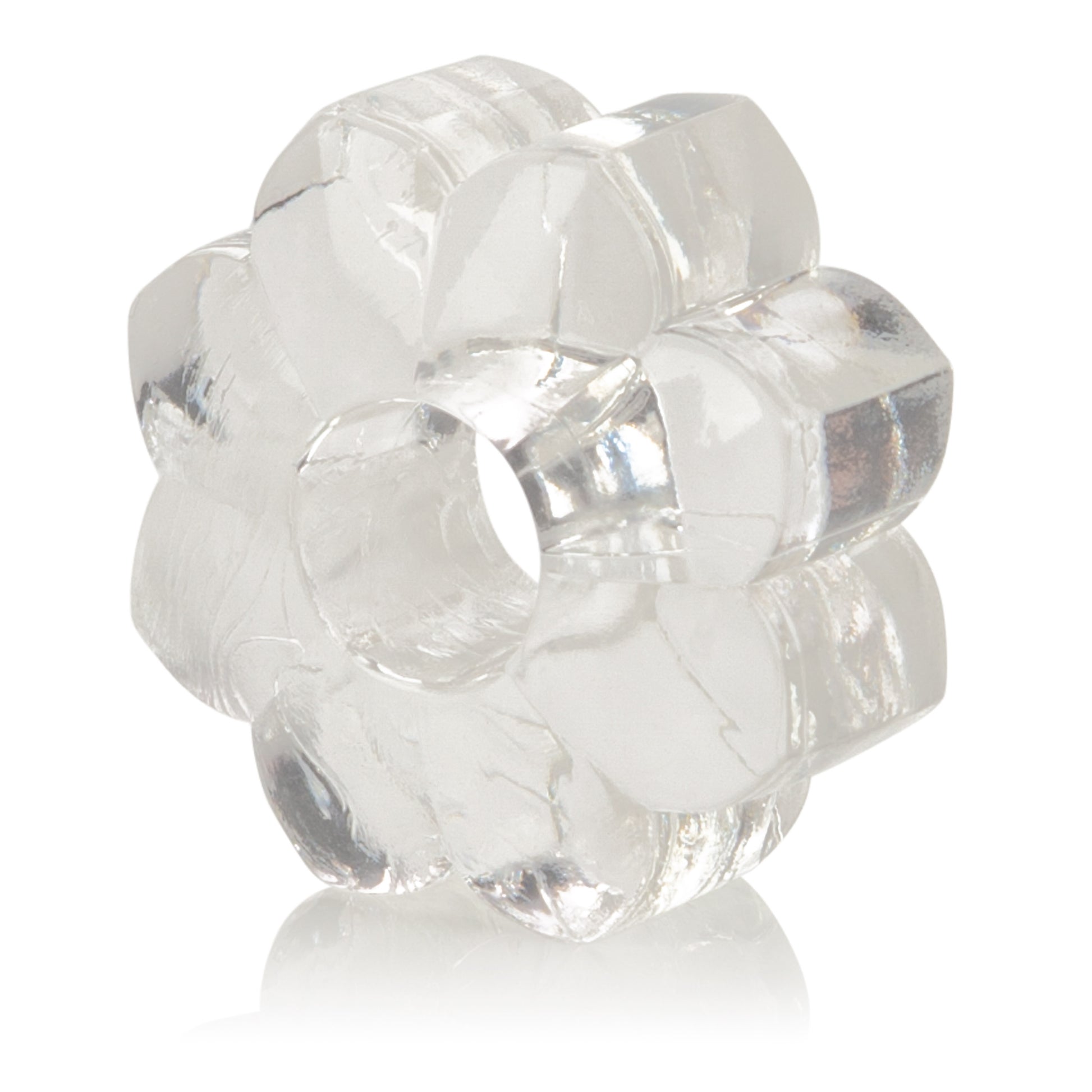 Basic Essentials 4 Pack - Clear Default Title CalExotics - California Exotic Novelties Toys - Cockrings