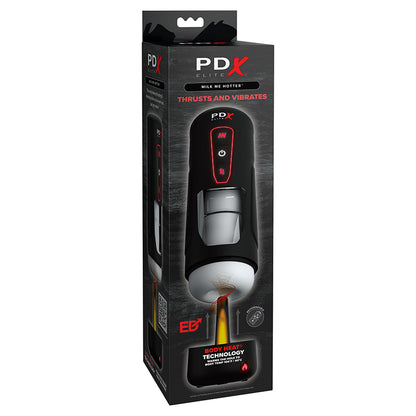 PDX Elite Milk Me Hotter-Black PDX Toys - Masturbators