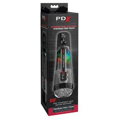 PDX Elite ViewTube Max View-Black PDX Toys - Masturbators