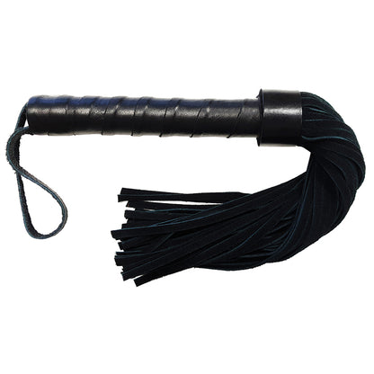 Rouge Group Short Suede Floffer with Leather Handle-Black Default Title ROUGE GROUP LTD Toys - Fetish