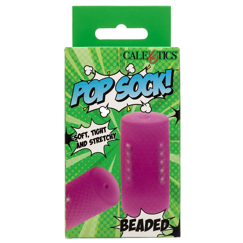 Pop Sock Beaded-Purple