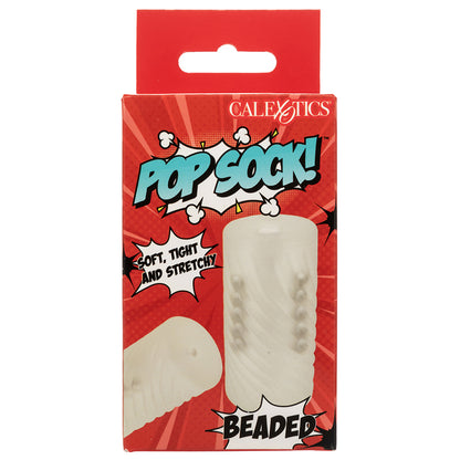 Pop Sock Beaded-Clear CalExotics - California Exotic Novelties Toys - Masturbators