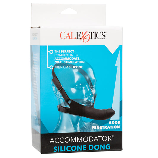Accommodator Silicone Dong - Black