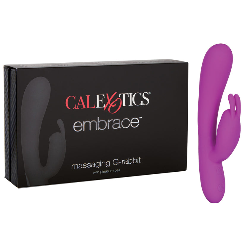 Embrace Massaging G-Rabbit-Purple 8"