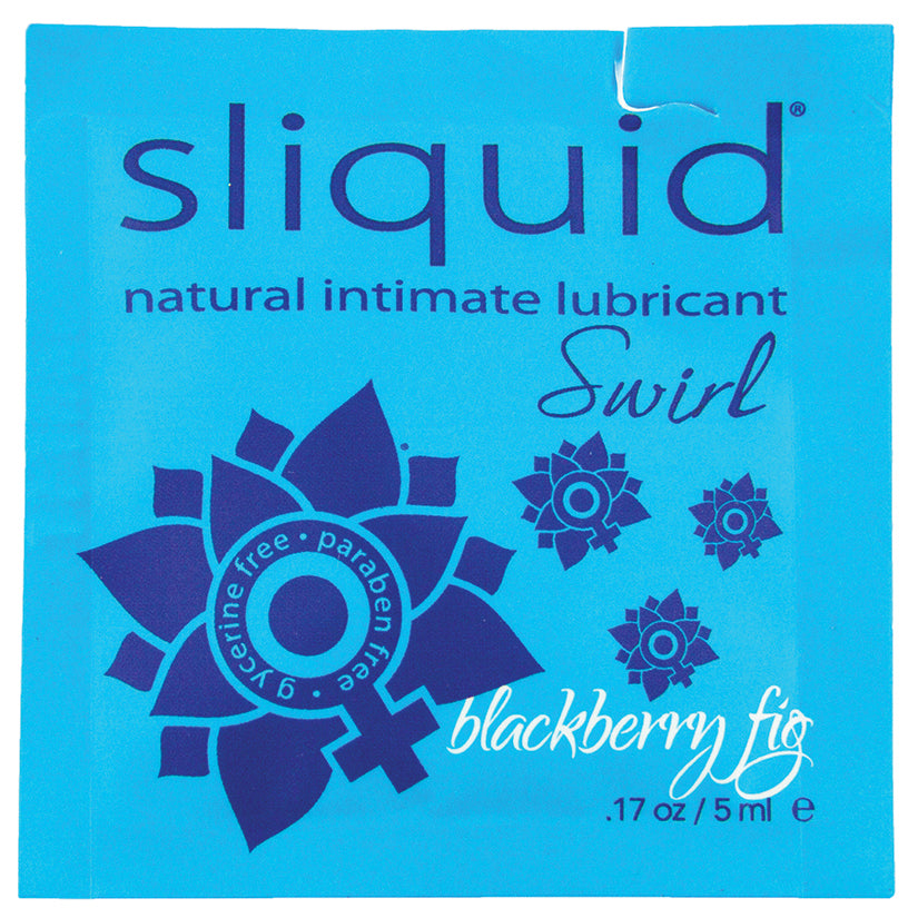 Sliquid Swirl Foil Packet-Blackberry Fig .17oz Default Title Sliquid Sexual Wellness - Lubricants