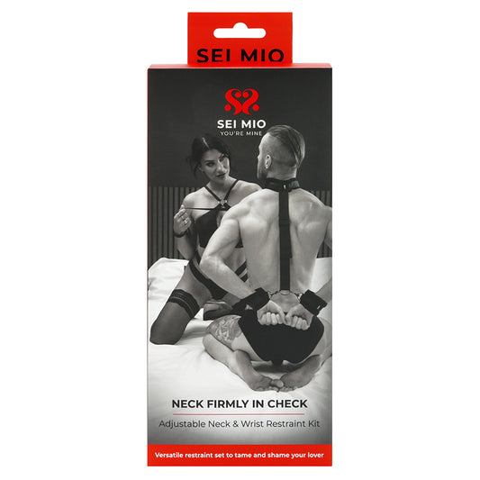 SEI MIO Neck Firmly in Check Adjustable Neck & Wrist Restraint Kit