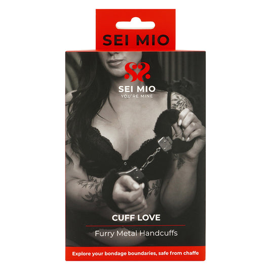 SEI MIO Cuff Love Furry Metal Handcuffs