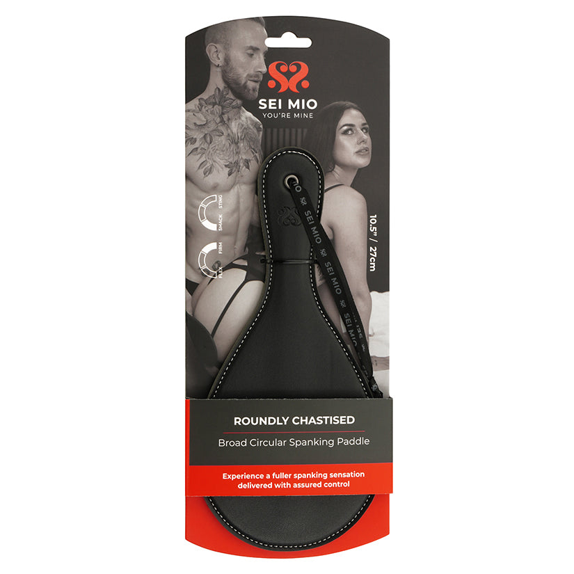 SEI MIO Roundly Chastised Broad Circular Spanking Paddle