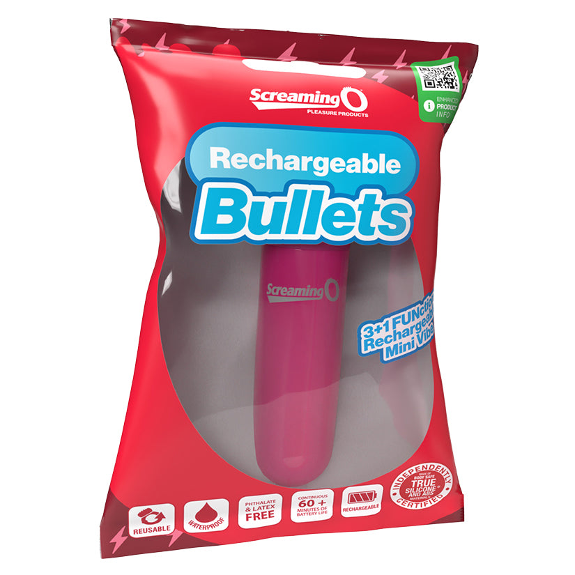 Screaming O Rechargeable Bullet-Pink