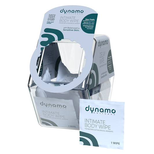 Dynamo Wellness Intimate Body Wipes Candy Bowl of 100
