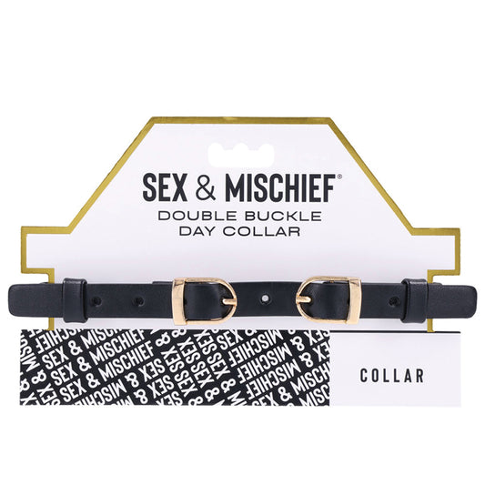 S&M Double Buckle Day Collar Default Title Sportsheets Toys - Fetish