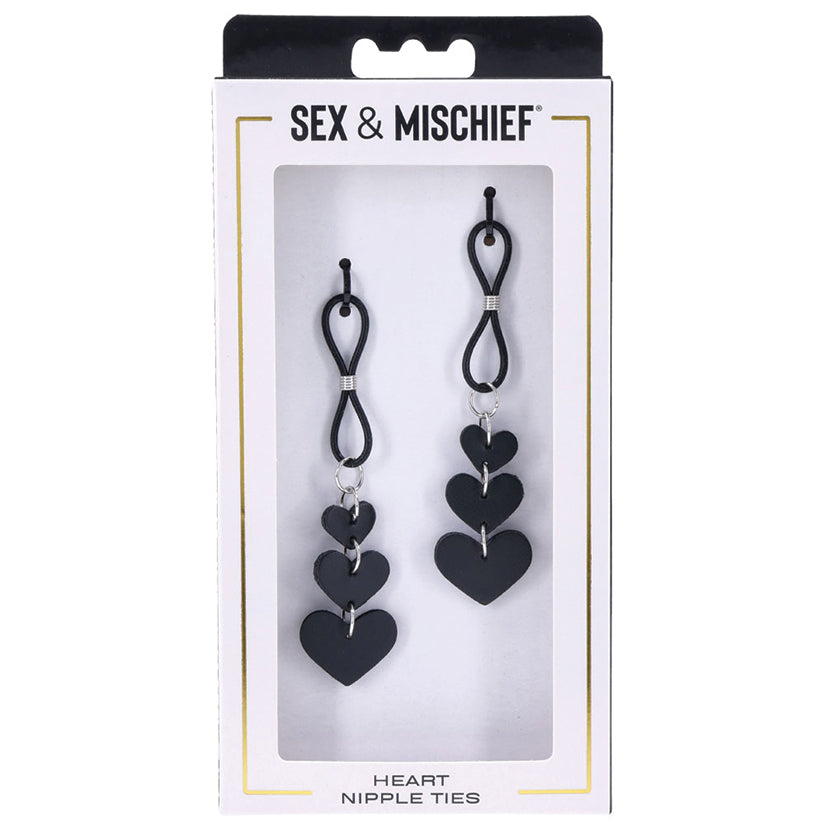 S&M Heart Nipple Ties Default Title Sportsheets Toys - Fetish