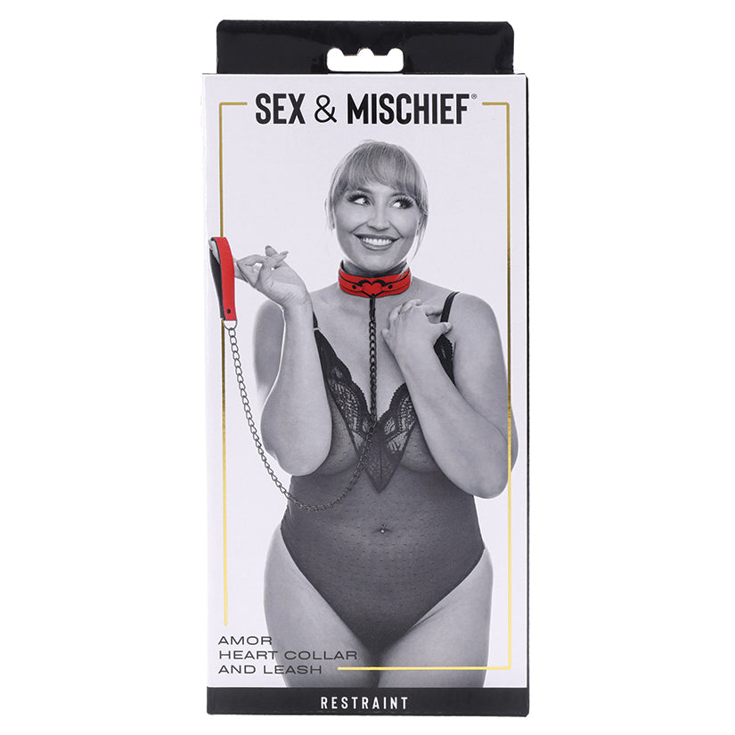 S&M Amor Collar and Leash Default Title Sportsheets Toys - Fetish