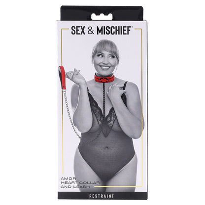 S&M Amor Collar and Leash Default Title Sportsheets Toys - Fetish