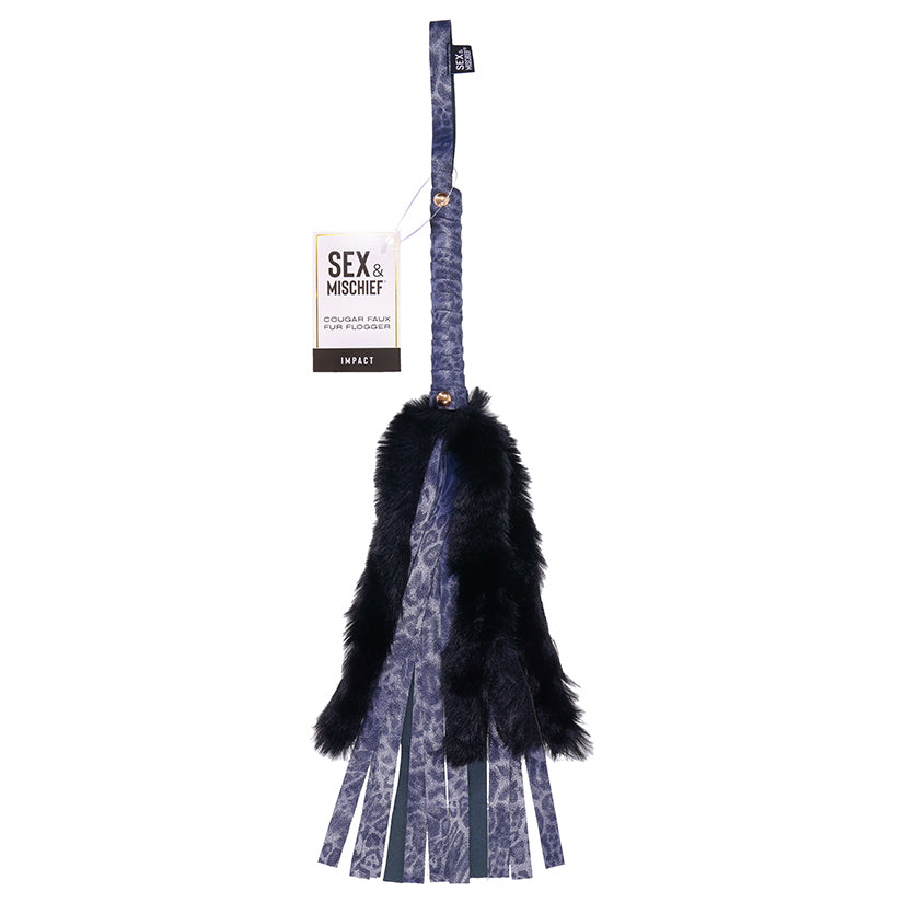 Cougar Faux Fur Flogger Default Title Sportsheets Toys - Fetish