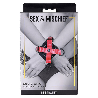 Ex's & Oh's Cross Cuffs Default Title Sportsheets Toys - Fetish