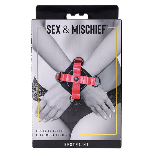 Ex's & Oh's Cross Cuffs Default Title Sportsheets Toys - Fetish