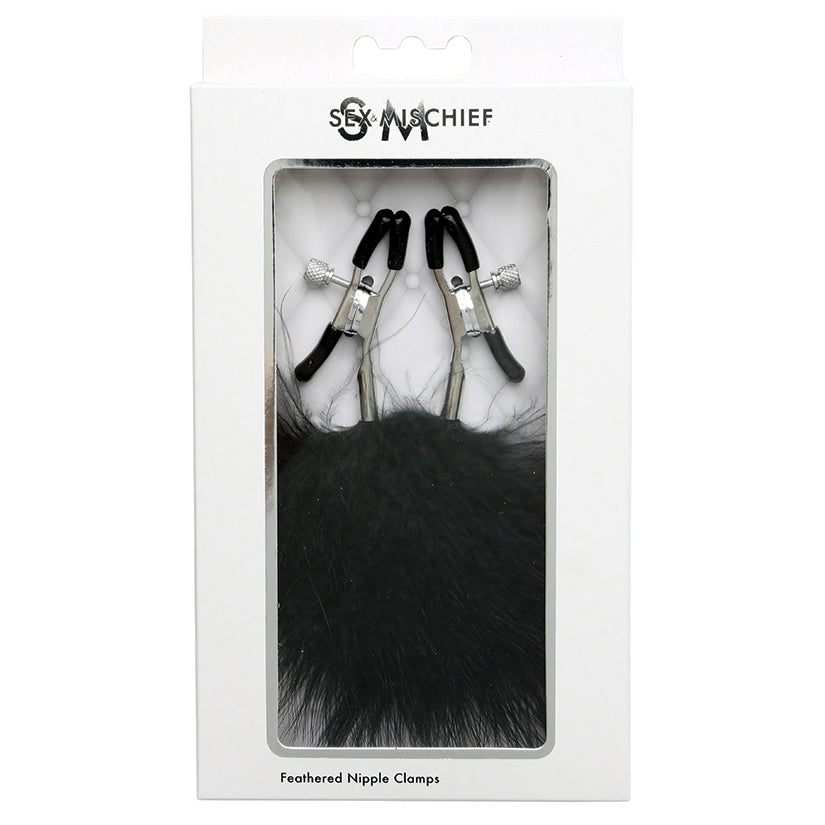S&M Feathered Nipple Clamps Default Title Sportsheets Toys - Fetish