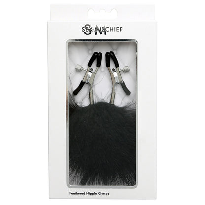 S&M Feathered Nipple Clamps Default Title Sportsheets Toys - Fetish