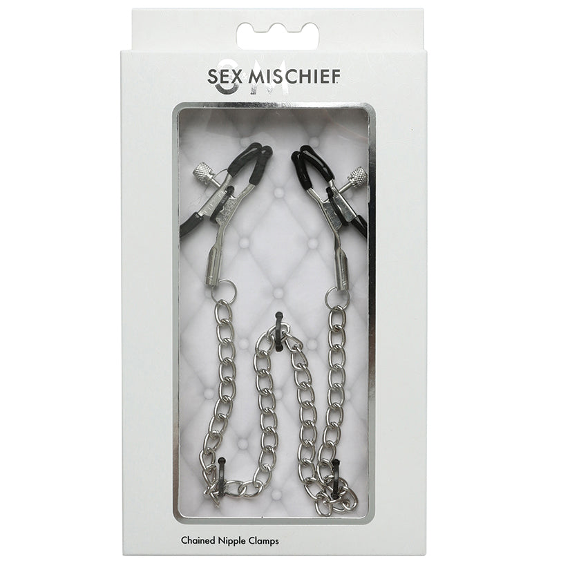 S&M Chained Nipple Clamps Default Title Sportsheets Toys - Fetish