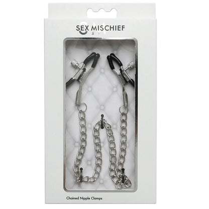 S&M Chained Nipple Clamps Default Title Sportsheets Toys - Fetish