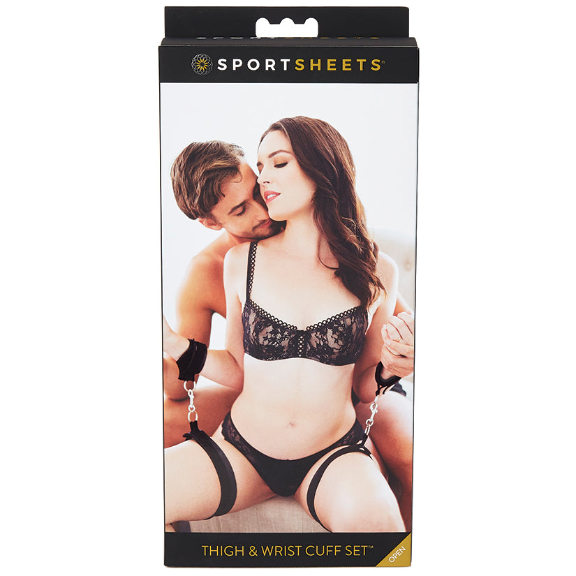 Sportsheets Thigh And Wrist Cuff Set Default Title Sportsheets Toys - Fetish
