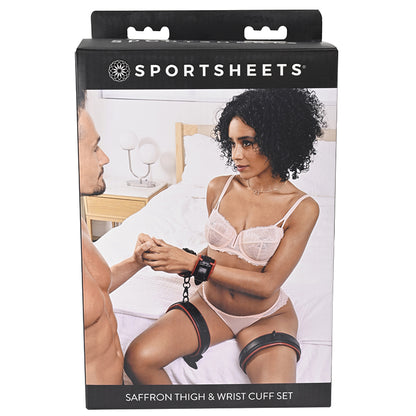 Saffron Thigh & Wrist Cuff Set Default Title Sportsheets Toys - Fetish