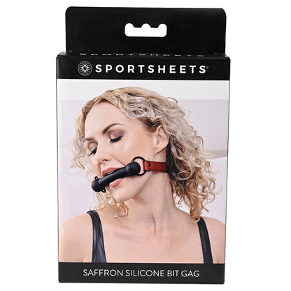 Saffron Silicone Bit Gag Default Title Sportsheets Toys - Fetish