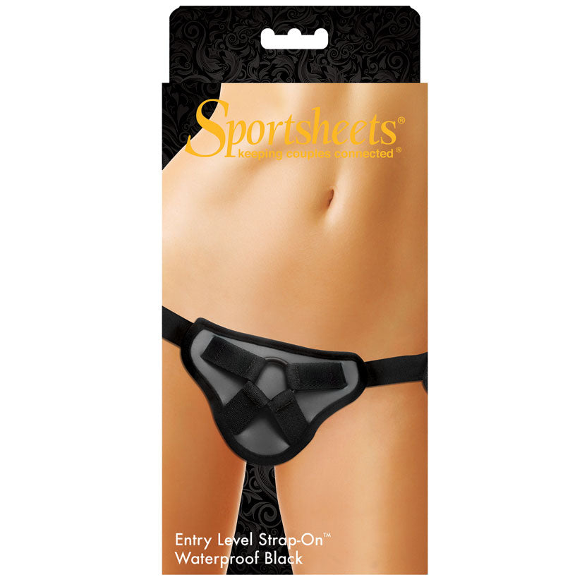 Sportsheets Entry Level Strap-On Waterproof-Black Default Title Sportsheets Toys - Fetish