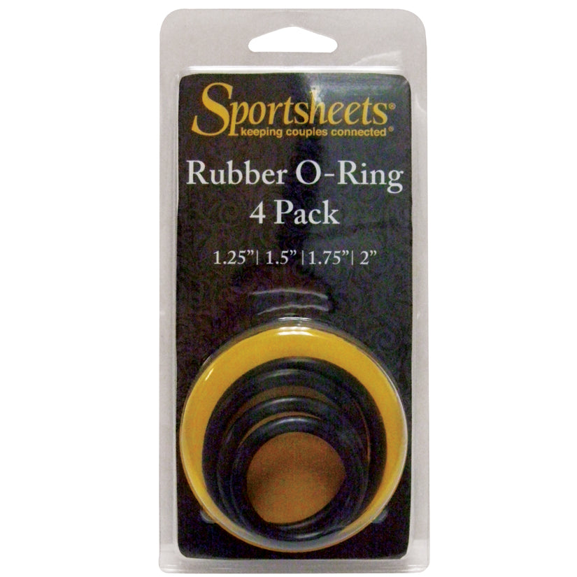Sportsheets Rubber O-Rings-Set of 4 Default Title Sportsheets Toys - Cockrings