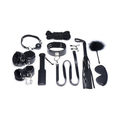 Deluxe 10 Piece Bondage Set Strict Toys - Fetish