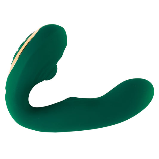 Tracy's Dog Cobra Spherical Flapping Vibrator-Green