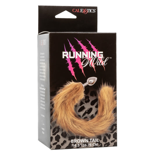 Running Wild Tail - Brown Default Title CalExotics - California Exotic Novelties Toys - Anal Toys