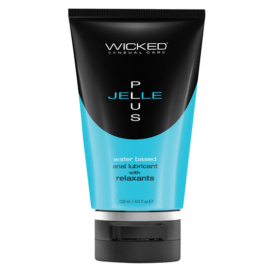 Wicked Aqua Jelle Plus Anal Lubricant with Relaxants 4oz Default Title Wicked Sensual Care Sexual Wellness - Lubricants