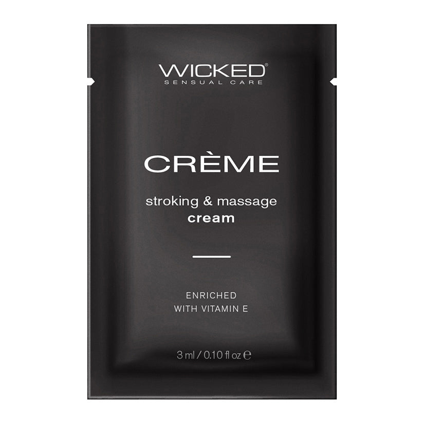 Wicked Creme Foil 3ml Default Title Wicked Sensual Care Sexual Wellness - Lubricants