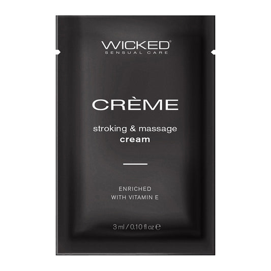 Wicked Creme Foil 3ml Default Title Wicked Sensual Care Sexual Wellness - Lubricants