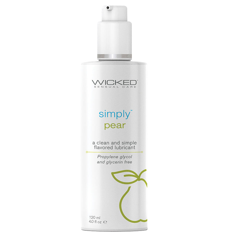Wicked Simply Flavored-Pear 4oz Default Title Wicked Sensual Care Sexual Wellness - Lubricants