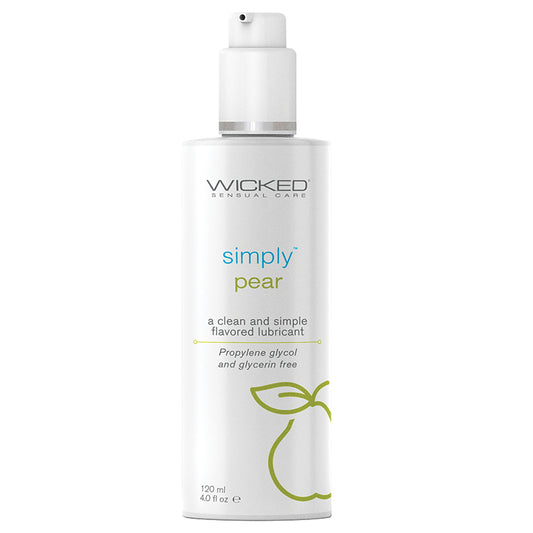 Wicked Simply Flavored-Pear 4oz Default Title Wicked Sensual Care Sexual Wellness - Lubricants