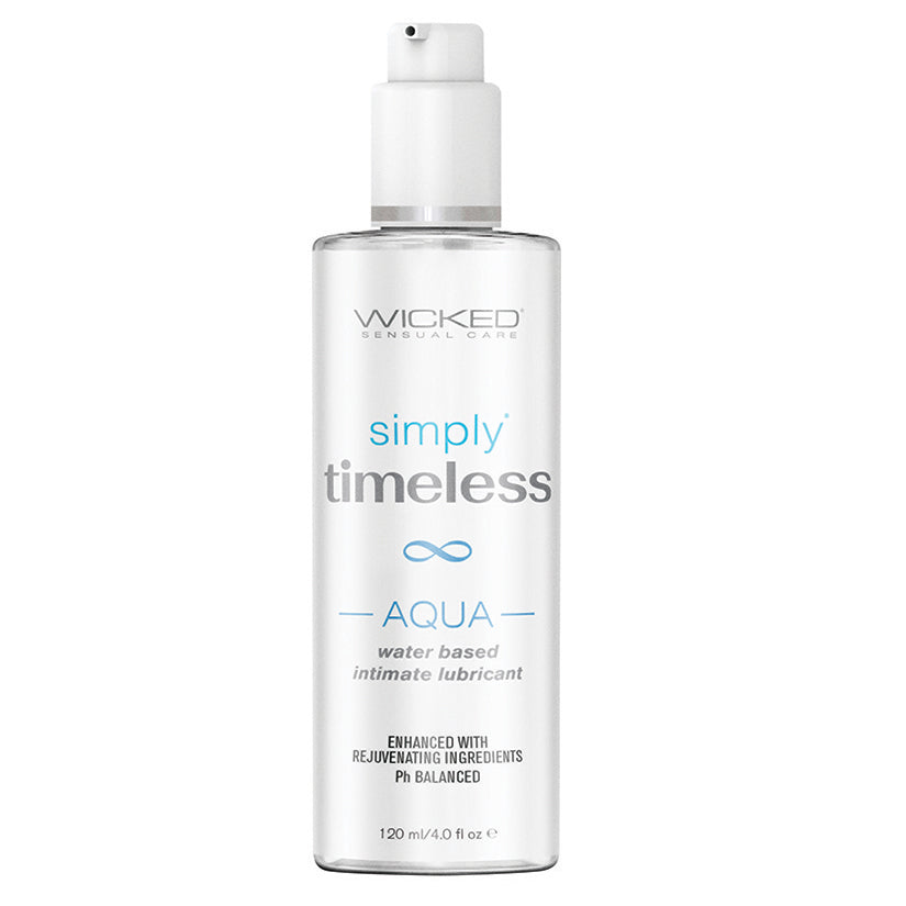 Wicked Simply Timeless Aqua Water-Based Lubricant 4oz Default Title Wicked Sensual Care Sexual Wellness - Lubricants
