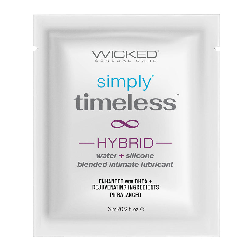 Wicked Sensual Simply Timeless Packet Hybrid Default Title Wicked Sensual Care Sexual Wellness - Lubricants