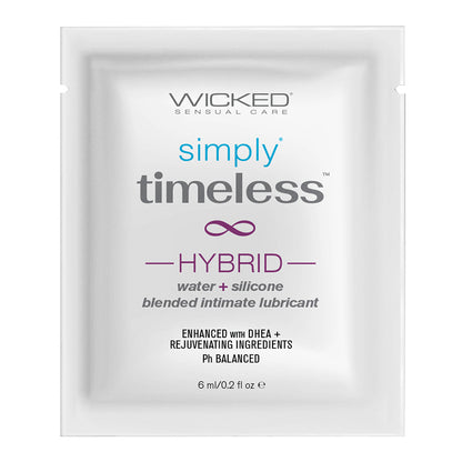 Wicked Sensual Simply Timeless Packet Hybrid Default Title Wicked Sensual Care Sexual Wellness - Lubricants