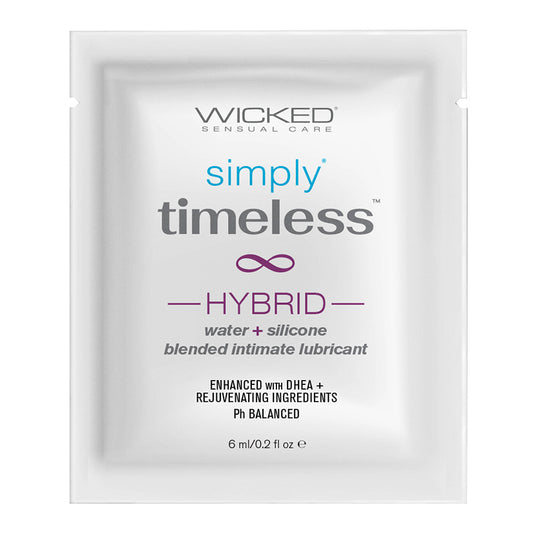 Wicked Sensual Simply Timeless Packet Hybrid Default Title Wicked Sensual Care Sexual Wellness - Lubricants