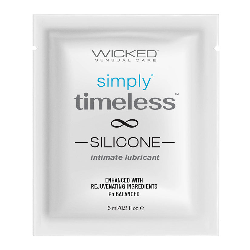 Wicked Sensual Simply Timeless Packet Silicone Default Title Wicked Sensual Care Sexual Wellness - Lubricants